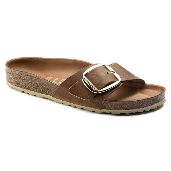 新品タグ付【BIRKENSTOCK】 Madrid (Waxy Leather) 1006525 Madrid Big Buckle Oiled Leather Antique Cognac – Naturally