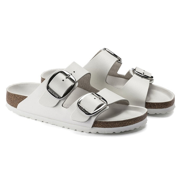 1016826 Arizona Big Buckle Leather White – Naturally Birkenstock