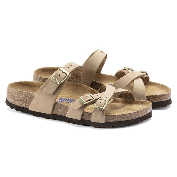 サンダル・ミュール BIRKENSTOCK SLIPPER (1029496 SANDCASTLE) Gizeh Big Buckle Nubuck Leather Sandcastle | BIRKENSTOCK