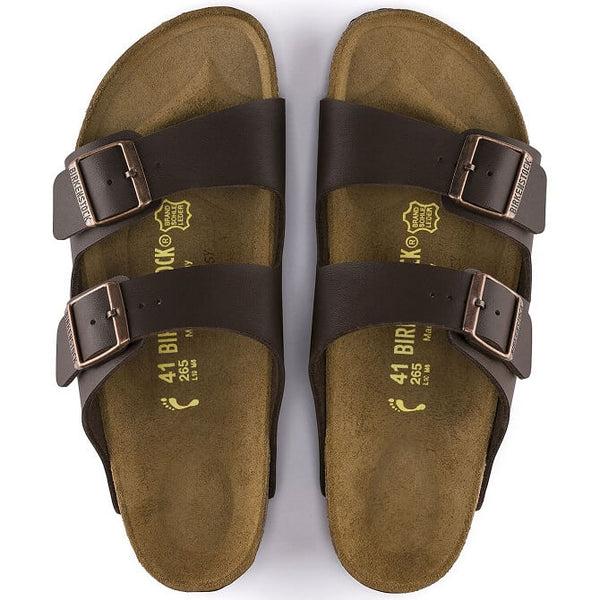 51701 Arizona Birko-Flor Dark Brown – Naturally Birkenstock / Red
