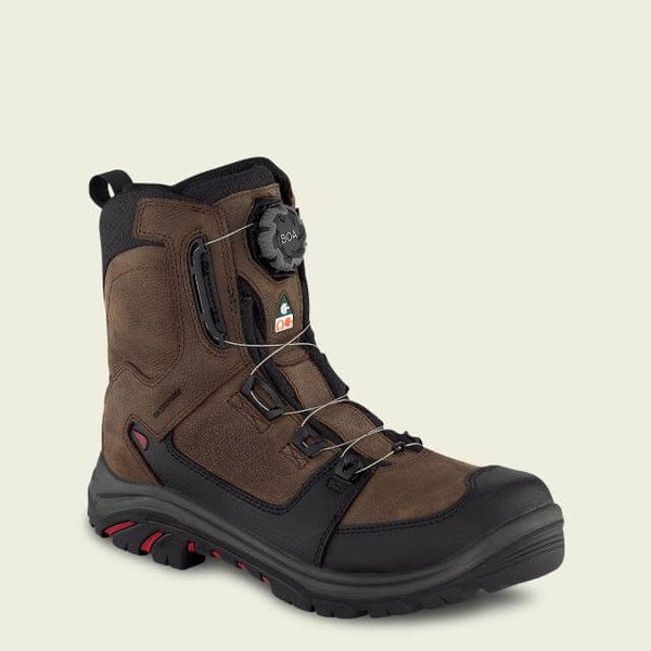 Red Wing 1216 Mens 10.5 D Waterproof Boa Fit‎ System EH Brown Leather Work Boots Red Wing Shoes 8146 Men main image 2