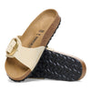 1026604 Madrid Big Buckle Nubuck Leather Ecru
