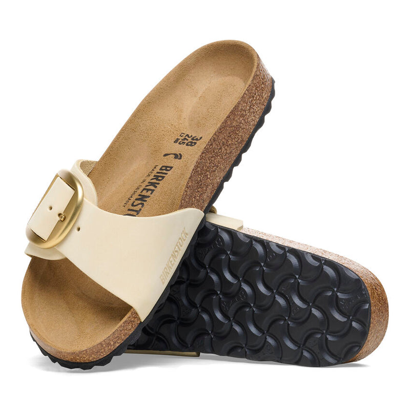 1026604 Madrid Big Buckle Nubuck Leather Ecru