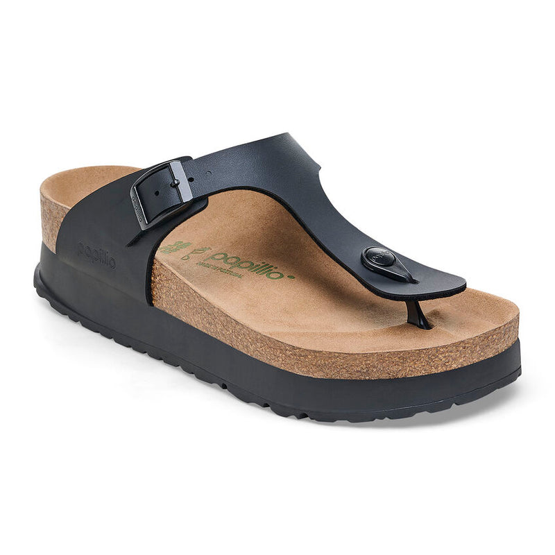1027367 Gizeh Flex Platform Birko-Flor Black – Naturally Birkenstock / Red Wing Shoes