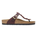 1027923 Gizeh Braided Oiled Leather Zinfandel