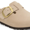 1028052 Boston Big Buckle Nubuck Leather Sandcastle