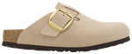 1028052 Boston Big Buckle Nubuck Leather Sandcastle
