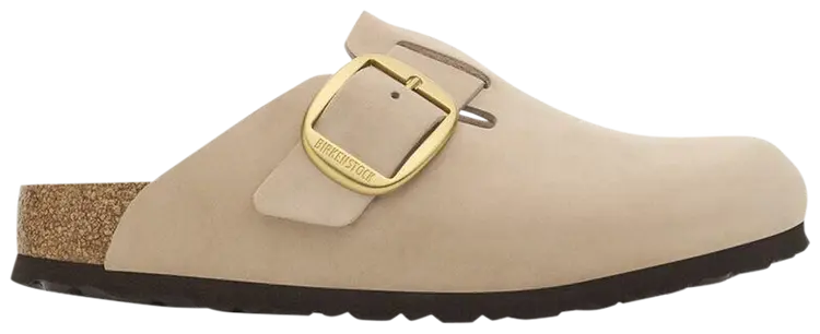 1028052 Boston Big Buckle Nubuck Leather Sandcastle