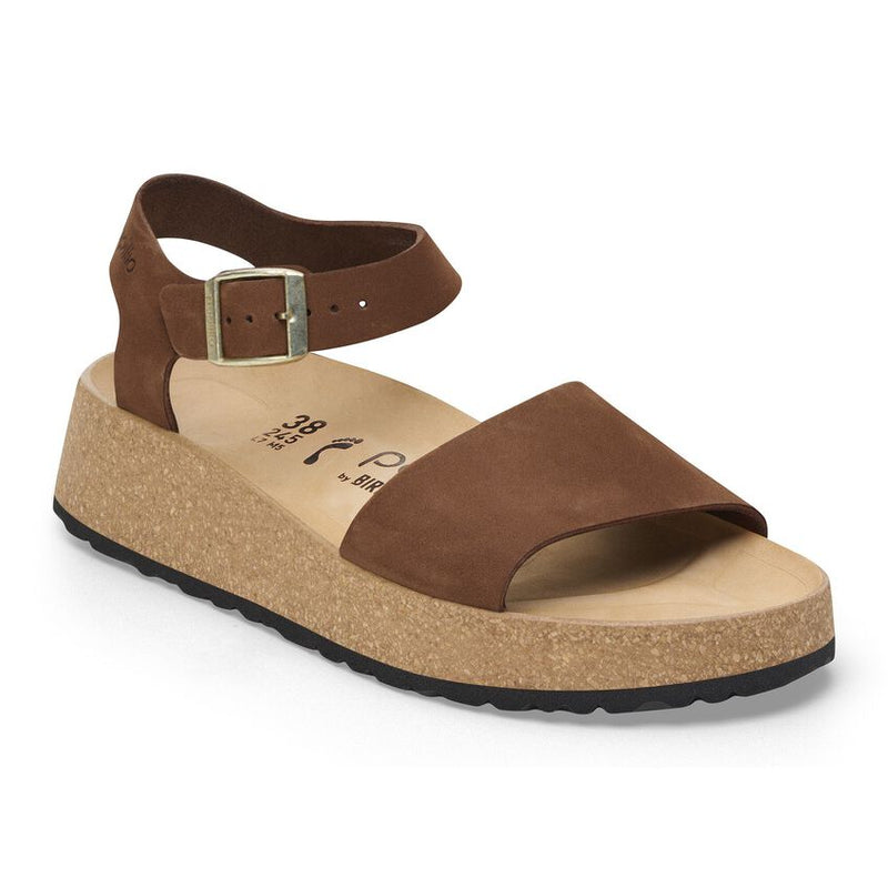 1028378 Glenda Nubuck Leather Dark Tea