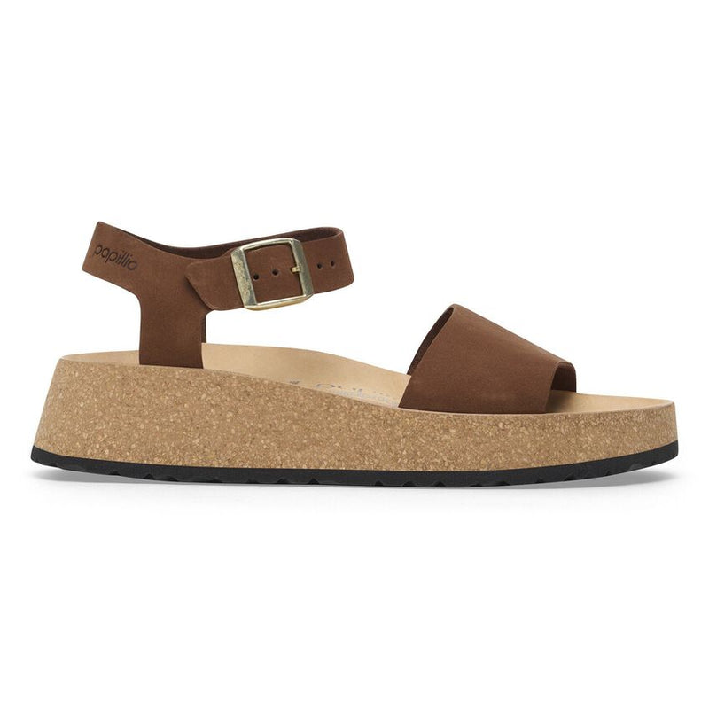 1028378 Glenda Nubuck Leather Dark Tea