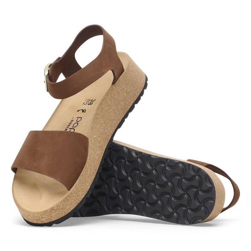 1028378 Glenda Nubuck Leather Dark Tea