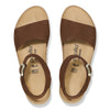 1028378 Glenda Nubuck Leather Dark Tea
