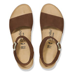 1028378 Glenda Nubuck Leather Dark Tea