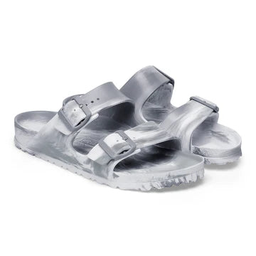 1028787 Arizona EVA Stone Coin White Multi Naturally Birkenstock