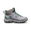 1028989 Keen Women's Targhee IV Mid WP Hiking Boot Alloy/Granite