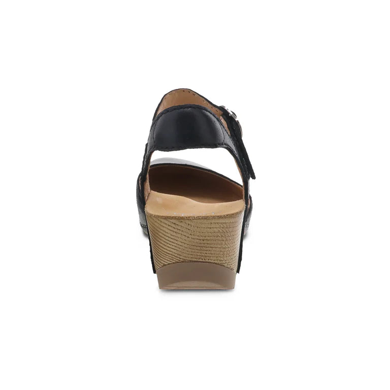 1710-501600 Dansko Tiffani - Black Milled Burnished