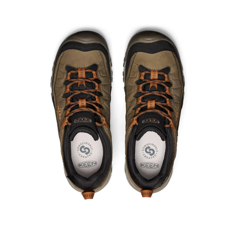 1030691 Keen Men's Targhee IV WP Hiking Shoe Sea Turtle/Roasted Pecan