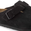 660473 Boston Soft Footbed Black Suede