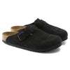 660473 Boston Soft Footbed Black Suede