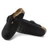 660473 Boston Soft Footbed Black Suede