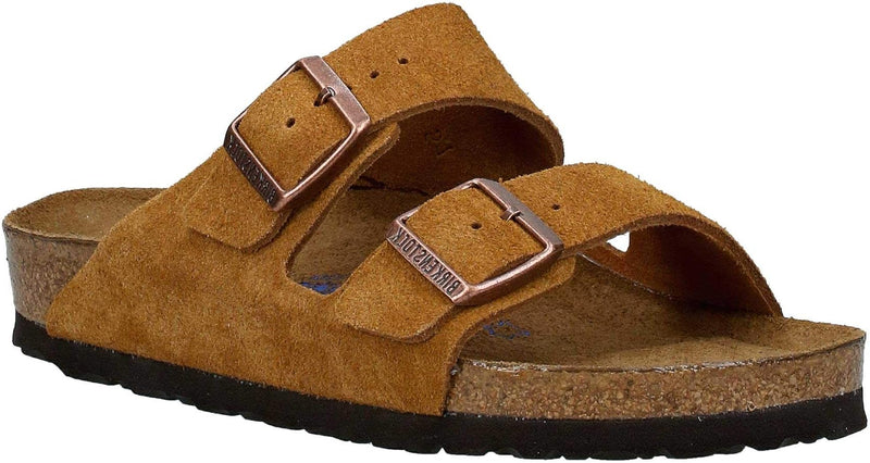 1009526 Arizona Soft Footbed Suede Leather Mink