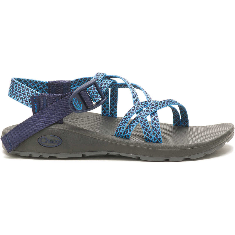 JCH109512Z Chaco Women's ZX/1 Cloud Dual Straps Puzzle Azure Blue