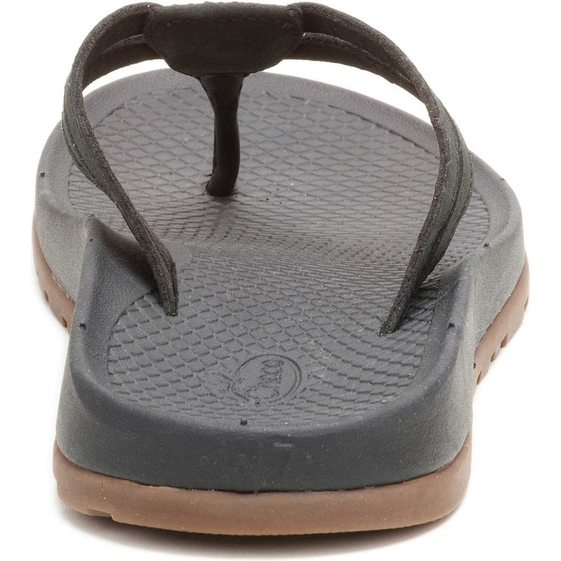 JCH109872Z Chaco Women's Lowdown Leather Flip Flop Black