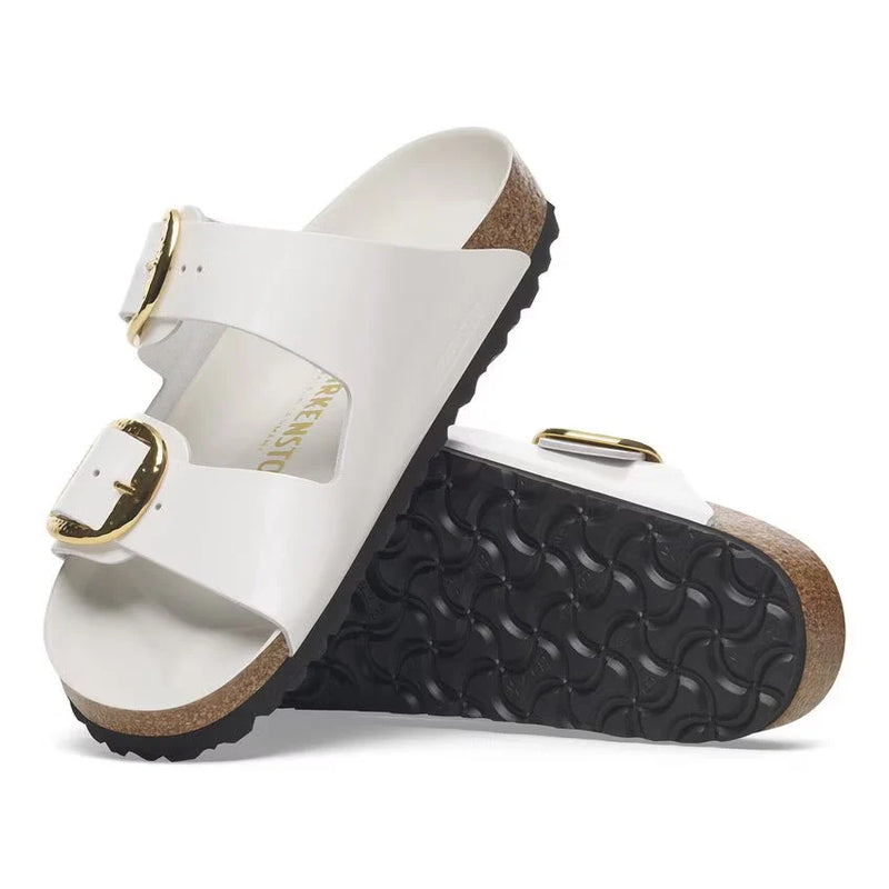 1029520 Arizona Hammered Big Buckle Natural Leather Patent