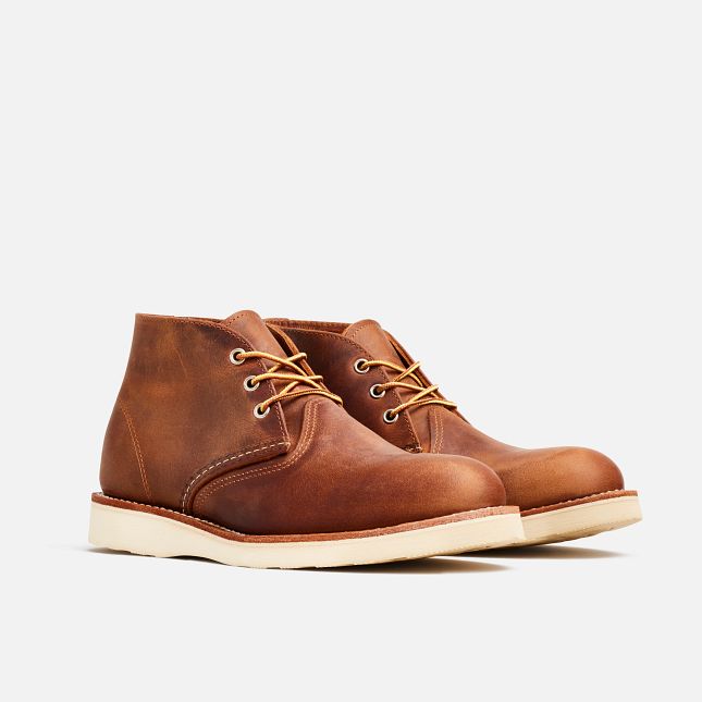 3137 Men's Chukka Brown Leather