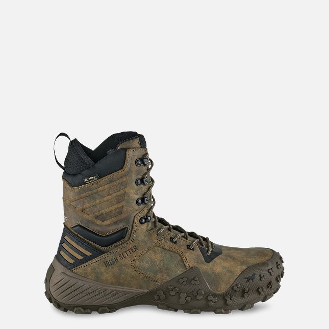 3939 Irish Setter VaprTrek Men's 8" WP Leather Camo Boot