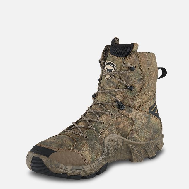 Irish Setter, VaprTrek, para hombre, 8 pulgadas, impermeable, botas de caza, camuflaje de campo de tierra Irish Setter, VaprTrek, para hombre, 8 pulgadas, impermeable, botas de caza, camuflaje de campo de tierra