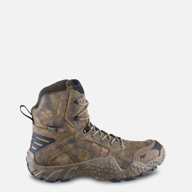 Bottes Irish Setter VaprTrek homme 8D camouflage cuir chasse isolé 8 Bottes Irish Setter VaprTrek homme 8D camouflage cuir chasse isolé 8