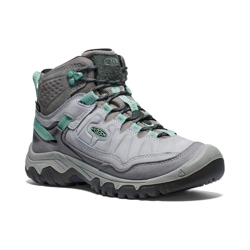 1028989 Keen Women's Targhee IV Mid WP Hiking Boot Alloy/Granite