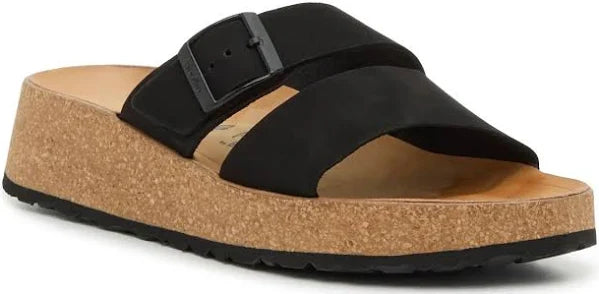 1029100 Almina Nubuck Leather - Black