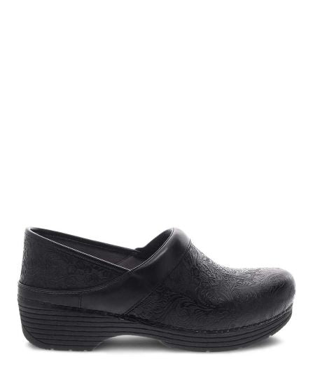5200-360202 Dansko LT Pro Black Floral Tooled Leather