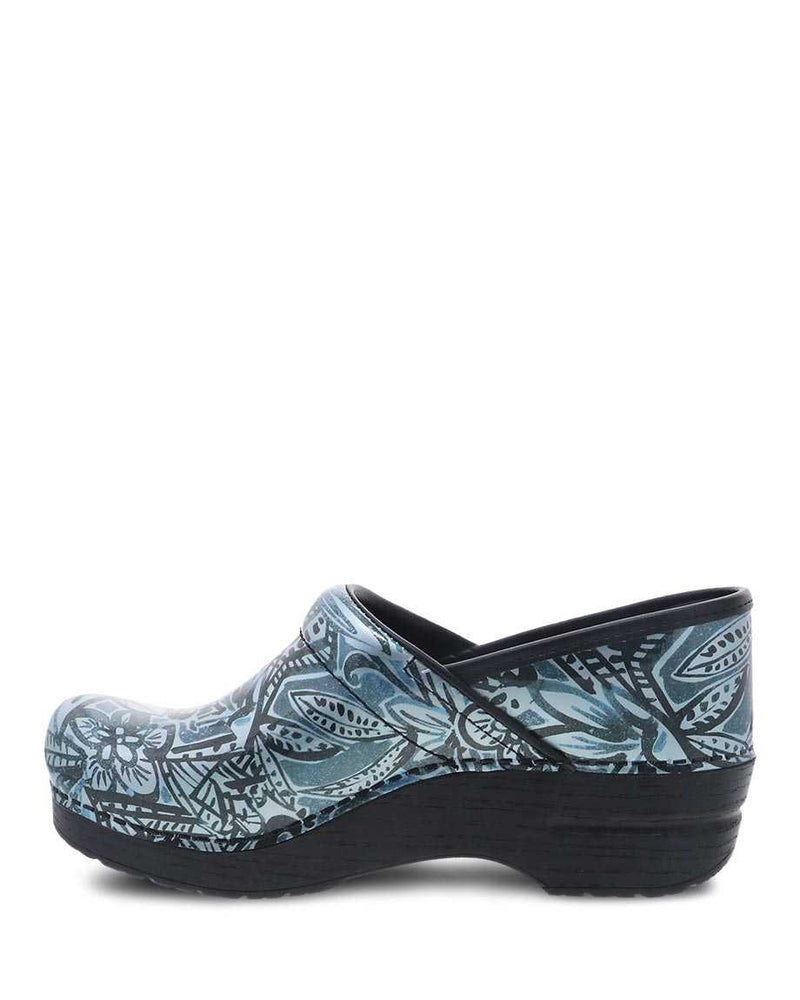 806-710202 Dansko Professional Denim Floral Patent