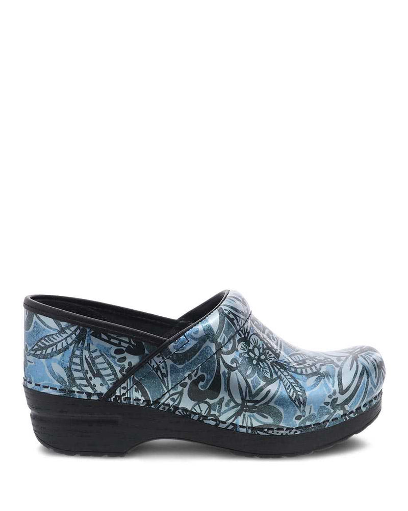 806-710202 Dansko Professional Denim Floral Patent