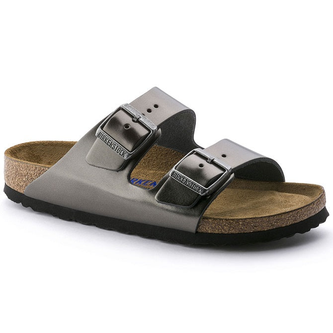 1000292 Arizona Leather Metallic Anthracite