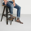 1008066 Birkenstock Men's Socks Earth Brown Melange