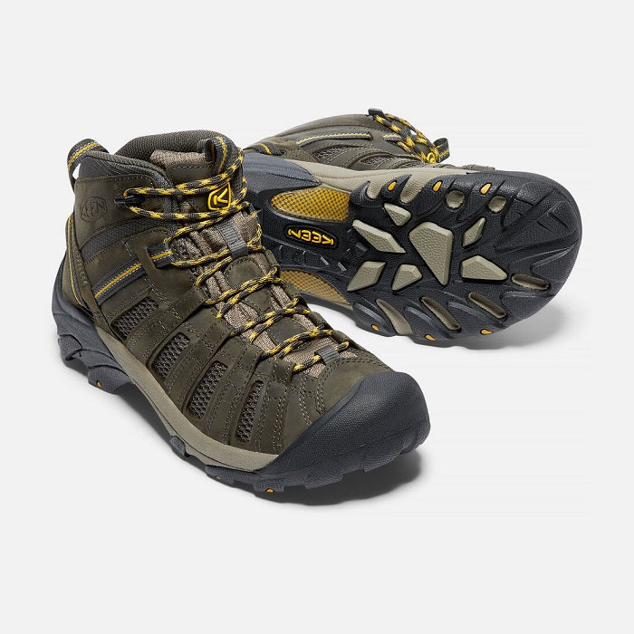 1008904 Keen Men's Voyageur Mid Raven/Tawny Olive