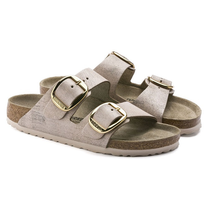 1012882 Arizona Big Buckle Suede Leather Washed Rose