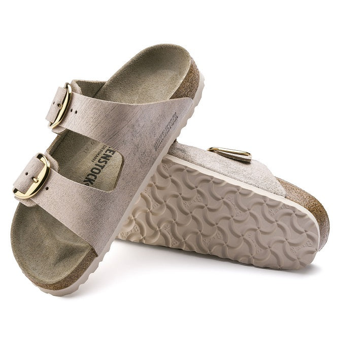 1012882 Arizona Big Buckle Suede Leather Washed Rose