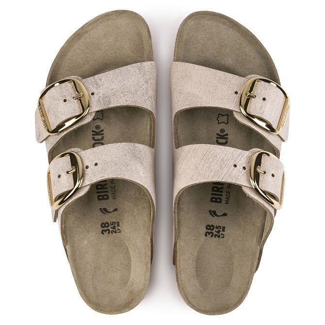 1012882 Arizona Big Buckle Suede Leather Washed Rose