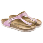 1012903 Gizeh Suede Leather Washed Metallic Pink