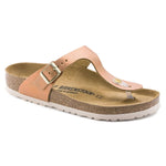 1012909 Gizeh Suede Leather Washed Metallic Sea Copper