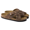 1015498 Lugano Nubuck Leather Camberra Old Tobacco