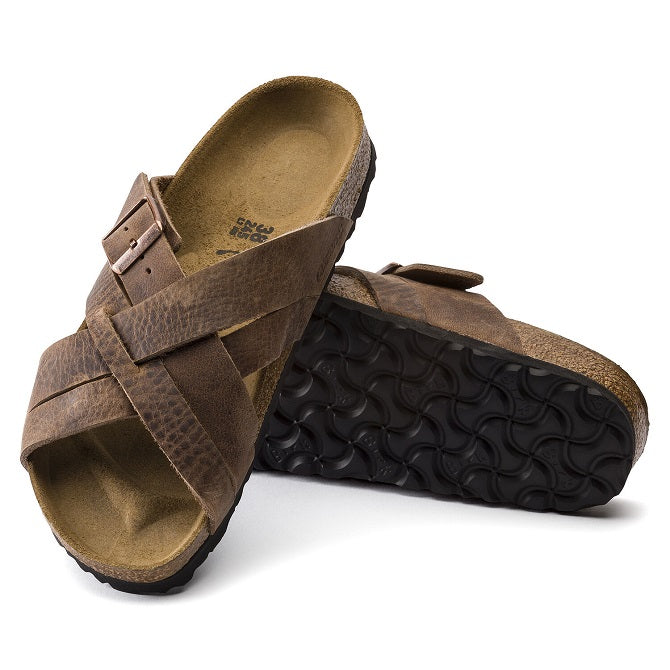 1015498 Lugano Nubuck Leather Camberra Old Tobacco