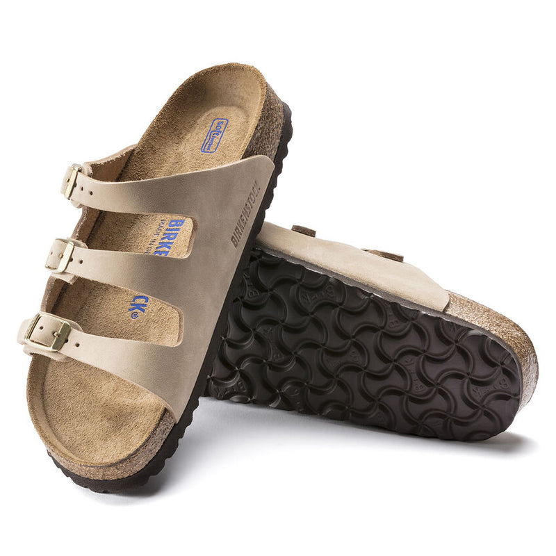 1018762 Florida Fresh Soft Footbed Nubuck Sandcastle