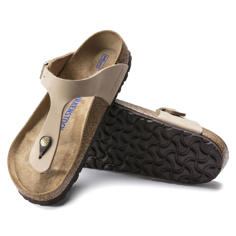 1018999 Gizeh Nubuck Sandcastle Soft Footbed