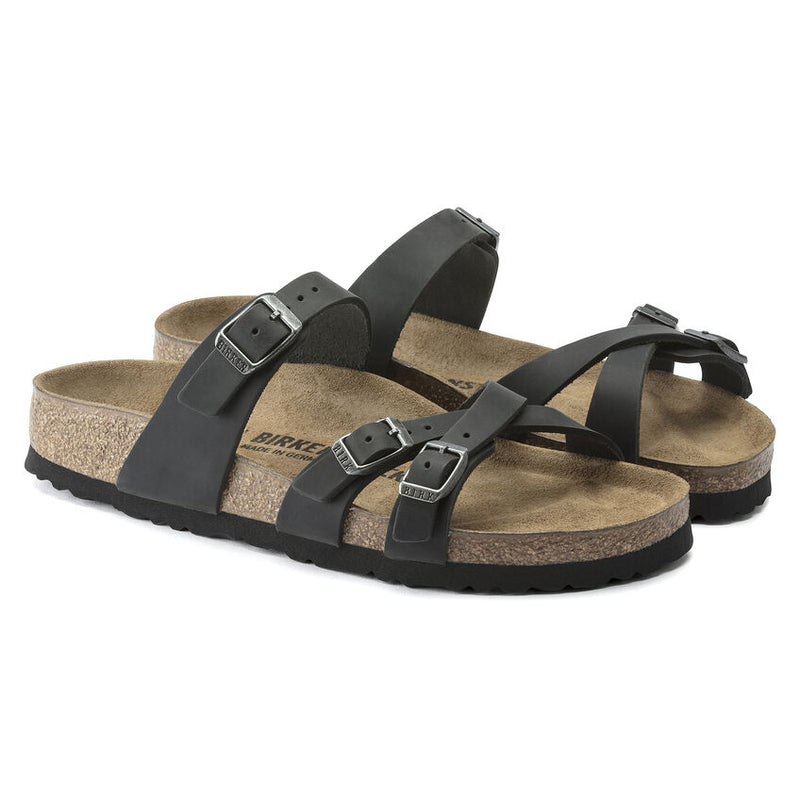 1021112 Franca Oiled Leather Black